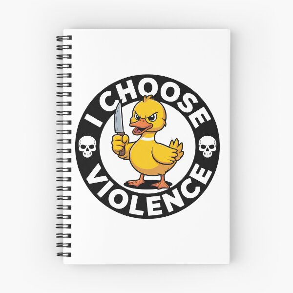Item preview, I Choose Violence Funny Duck designed and sold by graphic-genie.