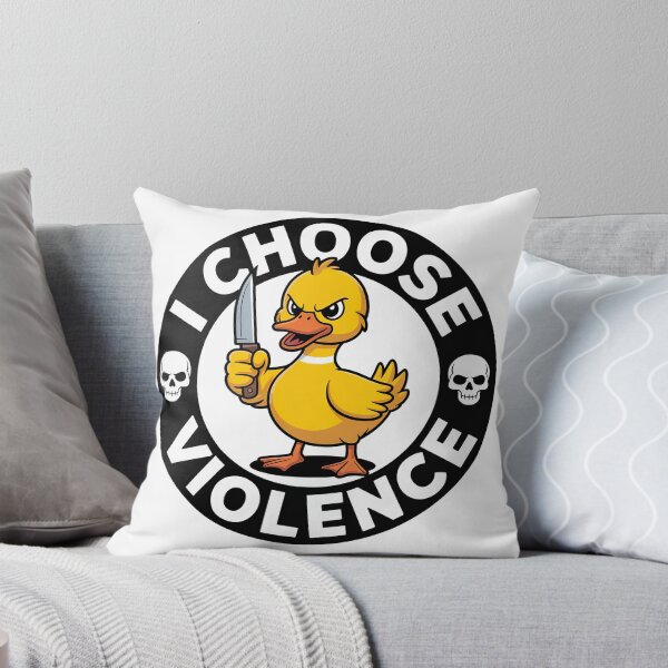 Item preview, I Choose Violence Funny Duck designed and sold by graphic-genie.