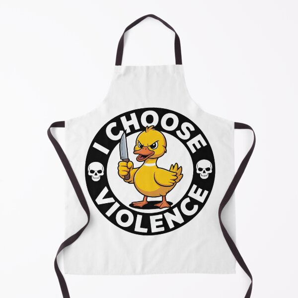 Item preview, I Choose Violence Funny Duck designed and sold by graphic-genie.