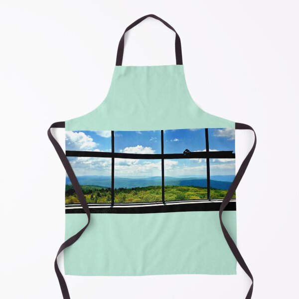Item preview, Mountain View Through Window Frame – Scenic Landscape Photography designed and sold by BlueRidgeBazaar.