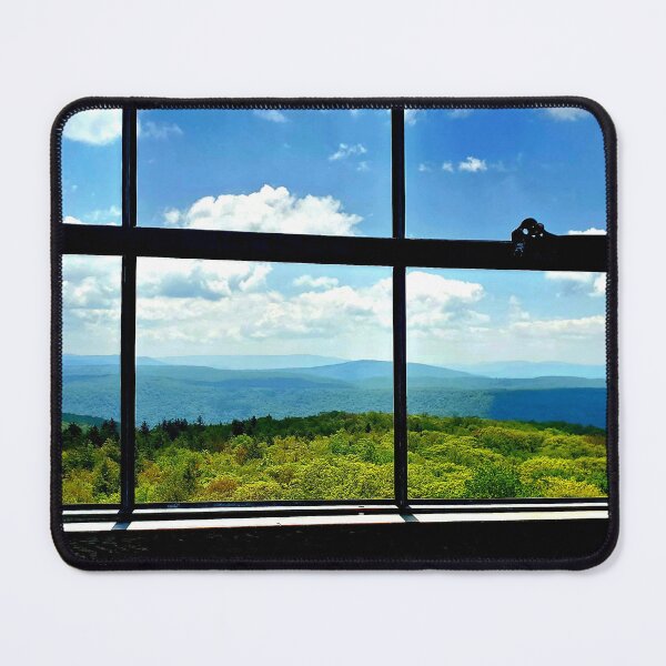 Item preview, Vista de la montaña a través del marco de la ventana: fotografía de paisajes escénicos designed and sold by BlueRidgeBazaar.