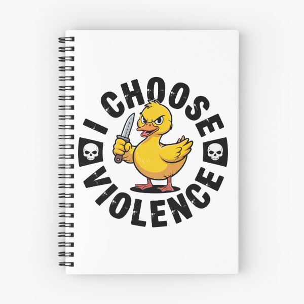 Item preview, I Choose Violence Funny Duck designed and sold by graphic-genie.