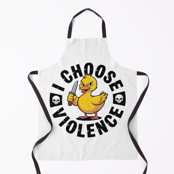 Item preview, I Choose Violence Funny Duck designed and sold by graphic-genie.