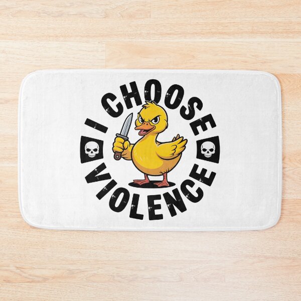 Item preview, I Choose Violence Funny Duck designed and sold by graphic-genie.