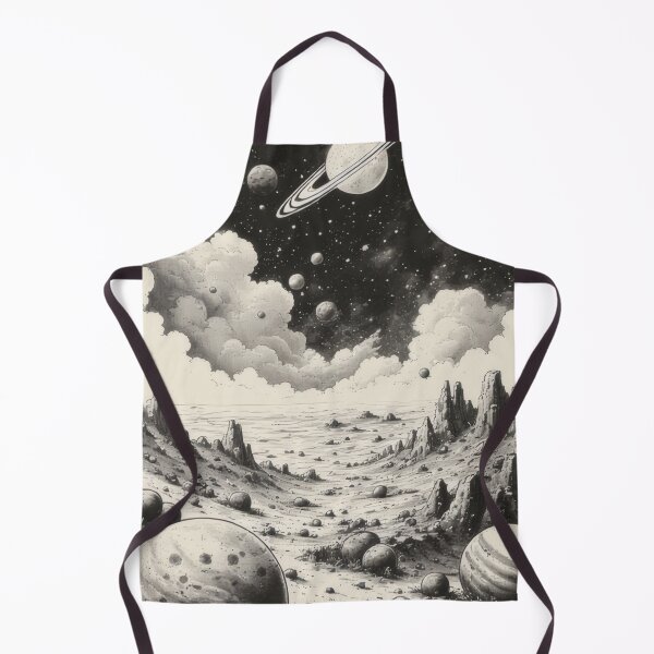 Item preview, Alien planet with rocky cliffs and spheres designed and sold by Mianku | Für das Leben.