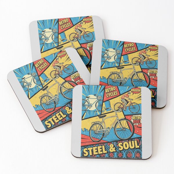 Item preview, Steel and soul  bicycle pop art designed and sold by Stefanrajzer.