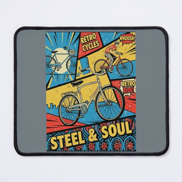 Item preview, Steel and soul bicycle pop art designed and sold by Stefanrajzer.
