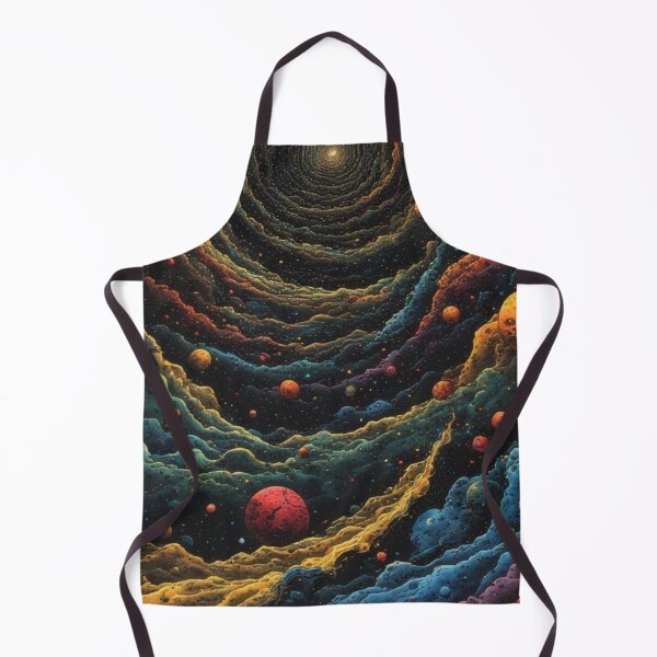 Item preview, Galactic vortex with floating planets designed and sold by Mianku | Für das Leben.