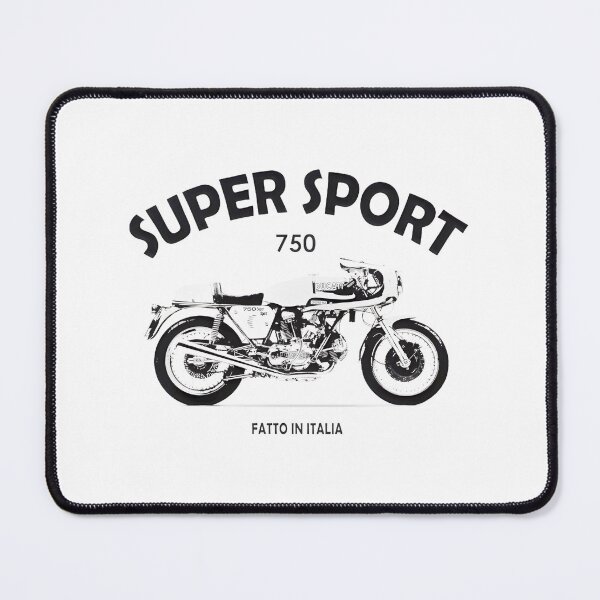Item preview, Super Sport 750 Fatto In Italia Motorcycle Art, Merch By Amazon, Redbubble, Teepublic, Limited Edit designed and sold by OddlyUpliftings.