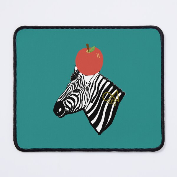 Item preview, LaMaisonOfMY MY ZEBRA HAS A THING FOR APPLES COLLECTION  NO. 2 On Green designed and sold by LaMaisonOfMY.