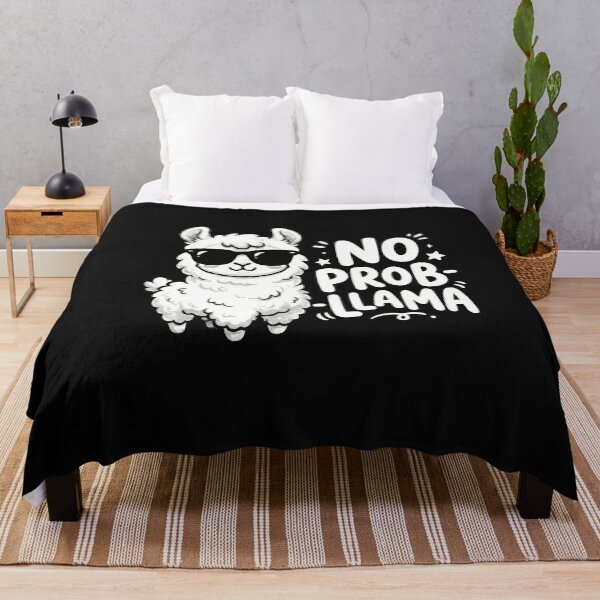 Item preview, No Prob-Llama Funny Llama Shirt - Chill Vibes Pun Graphic Tee designed and sold by AdyKurniawan.