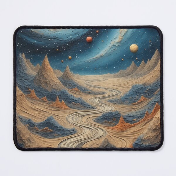 Item preview, Alien landscape with celestial bodies designed and sold by Mianku | Für das Leben.
