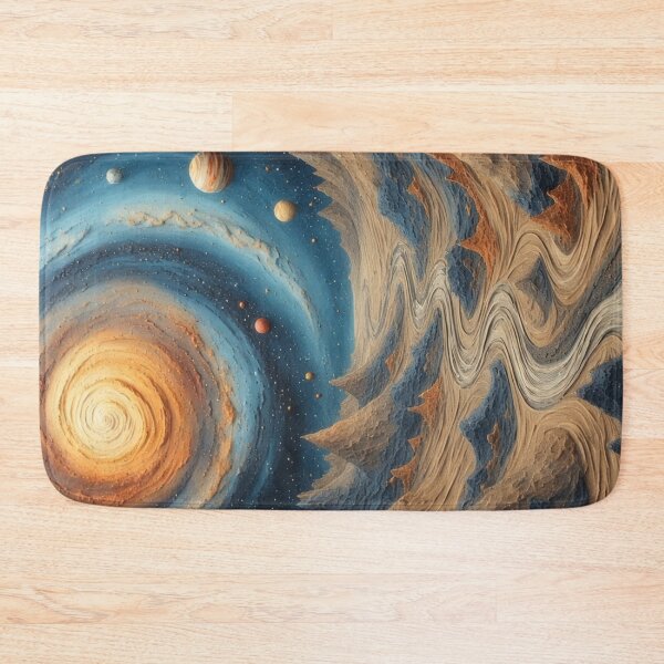 Item preview, Alien landscape with celestial bodies designed and sold by Mianku | Für das Leben.
