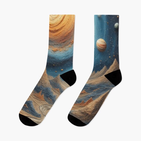 Item preview, Alien landscape with celestial bodies designed and sold by Mianku | Für das Leben.