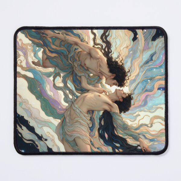 Item preview, Celestial Lovers Floating in the Cosmos designed and sold by KiraChie.