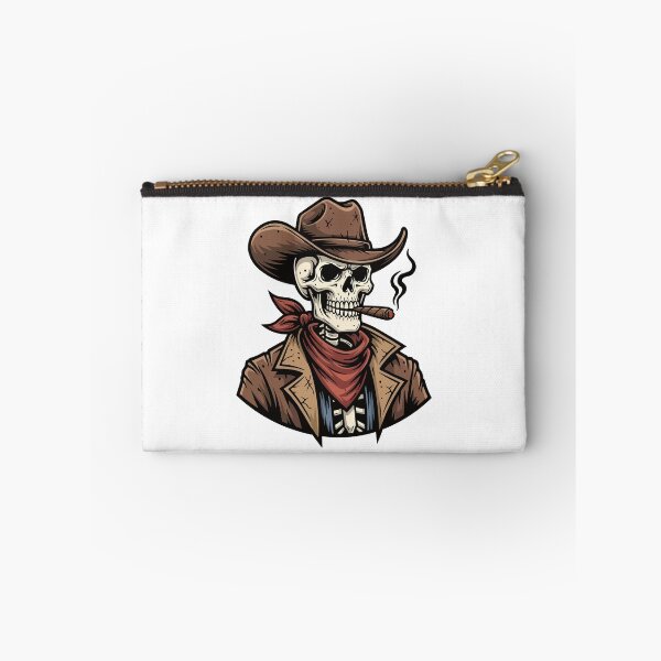 Item preview, Funny Cowboy Skeleton Illustration – Western Humor Art designed and sold by PrithviApparels.