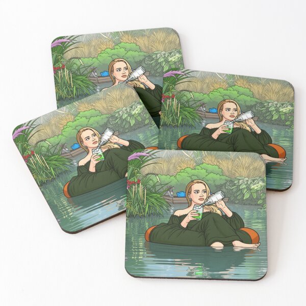 Item preview, Adele drinks wine designed and sold by Stephisy.