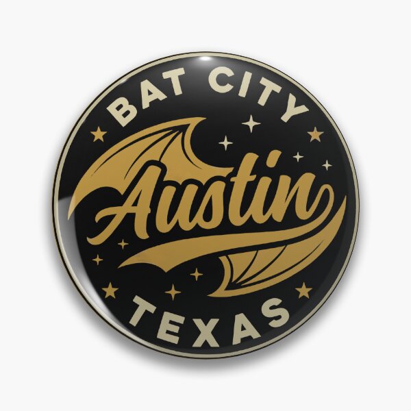 Item preview, Vintage Austin Texas Bat City Badge Tee - Retro TX Local Pride designed and sold by AdyKurniawan.