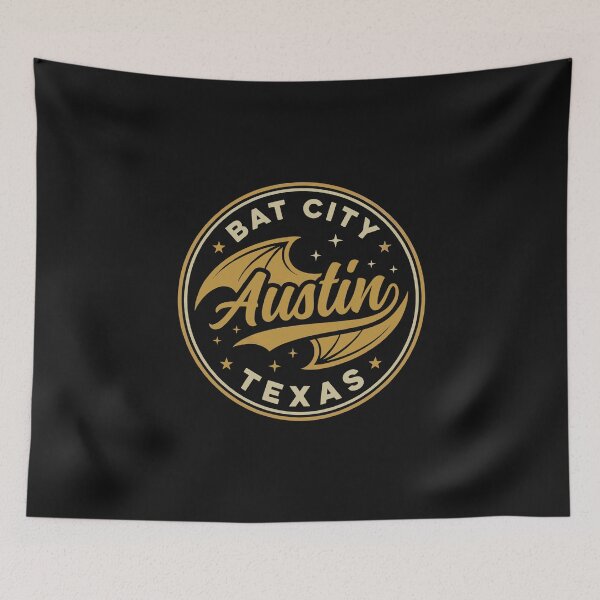 Item preview, Vintage Austin Texas Bat City Badge Tee - Retro TX Local Pride designed and sold by AdyKurniawan.