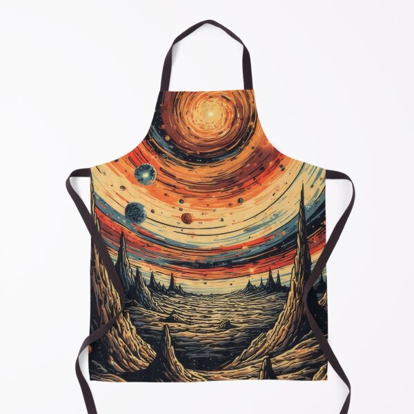 Item preview, Cosmic landscape beneath a vortex universe designed and sold by Mianku | Für das Leben.