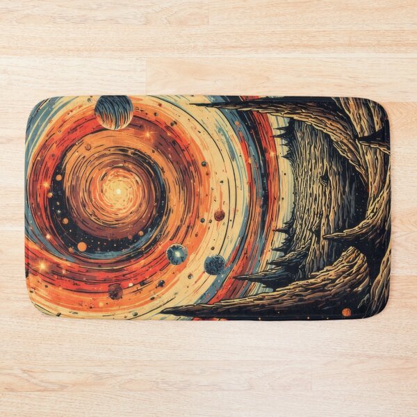 Item preview, Cosmic landscape beneath a vortex universe designed and sold by Mianku | Für das Leben.
