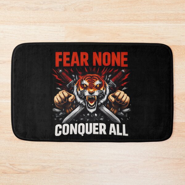 Item preview, Fear None Conquer All - Powerful Motivation Warrior Mindset Design designed and sold by UrbanEchoHub.