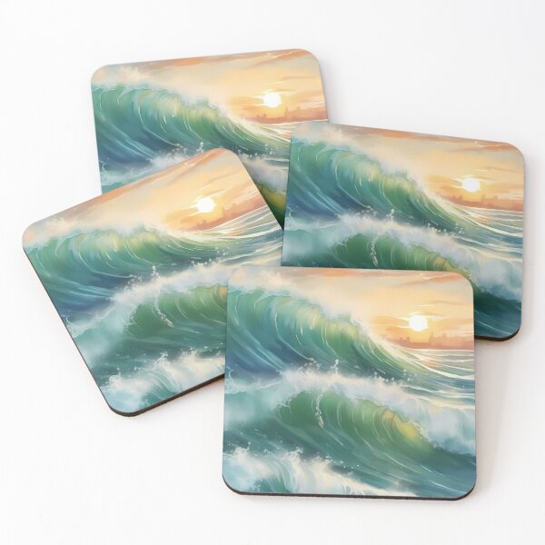 Item preview, Waves in front of City Skyline designed and sold by CalmnessbyChoice.