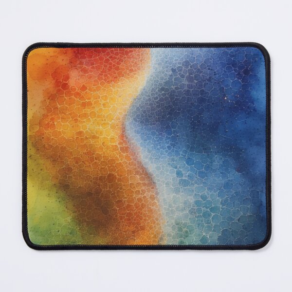 Item preview, Colorful cell structure in abstract painting designed and sold by Mianku | Für das Leben.