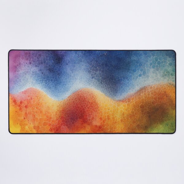 Item preview, Colorful cell structure in abstract painting designed and sold by Mianku | Für das Leben.