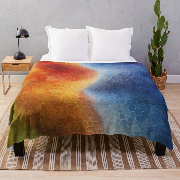 Item preview, Colorful cell structure in abstract painting designed and sold by Mianku | Für das Leben.