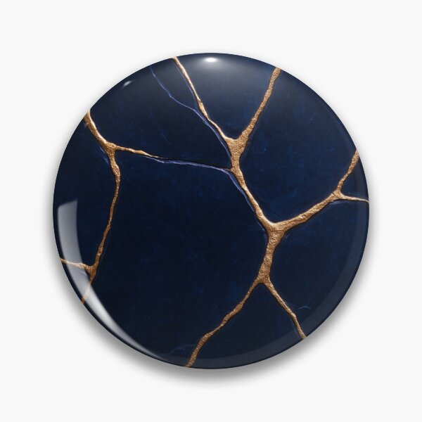 Item preview, Kintsugi in Deep Blue – The Art of Golden Fractures designed and sold by Eric Nagel.