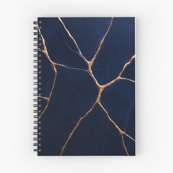 Item preview, Kintsugi in Deep Blue – The Art of Golden Fractures designed and sold by Eric Nagel.