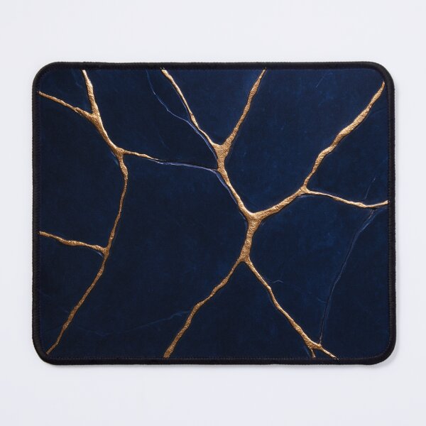 Item preview, Kintsugi in Deep Blue – The Art of Golden Fractures designed and sold by Eric Nagel.