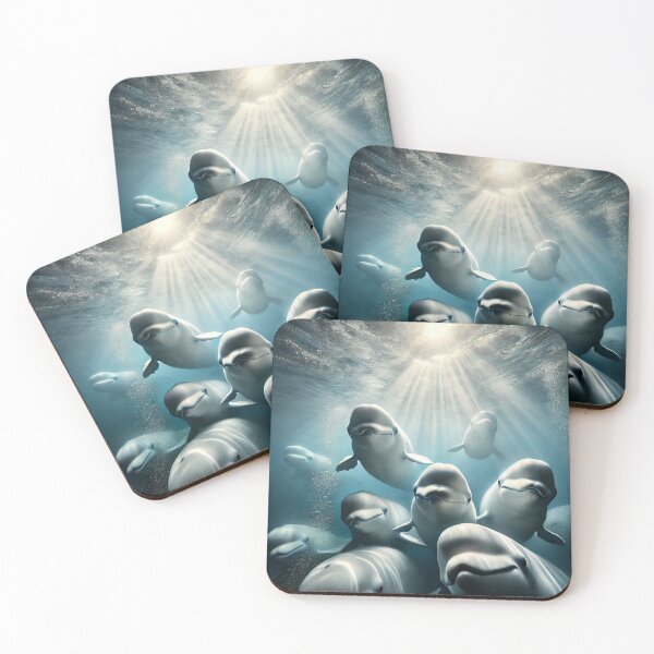Item preview, Group of Beluga Whales designed and sold by Eric Nagel.