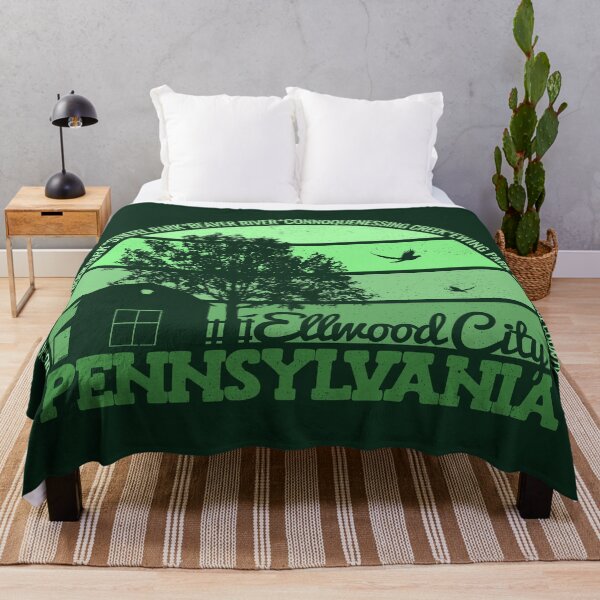 Item preview, Ellwood City Pennsylvania Sunset Retro Vintage Local Pride Logo designed and sold by CRHPOD20.
