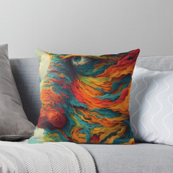 Item preview, Abstract colorful facial structure in profile designed and sold by Mianku | Für das Leben.