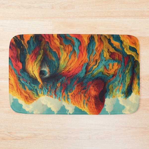 Item preview, Abstract colorful facial structure in profile designed and sold by Mianku | Für das Leben.