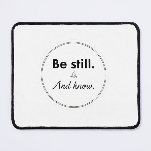 Item preview, Be Still And Know – Minimal Spiritual Quote Sticker designed and sold by InnerDivineSoul.