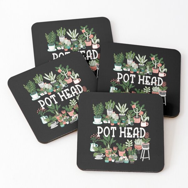 Item preview, Pot Head Succulent Plant Lover Gardening designed and sold by Sossima Art.