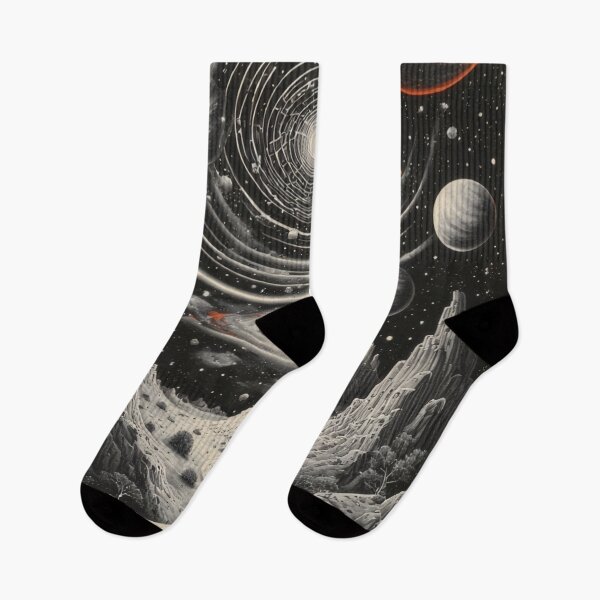 Item preview, Cosmic landscape with planets and path designed and sold by Mianku | Für das Leben.