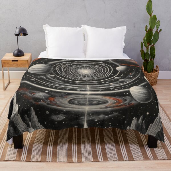 Item preview, Cosmic landscape with planets and path designed and sold by Mianku | Für das Leben.