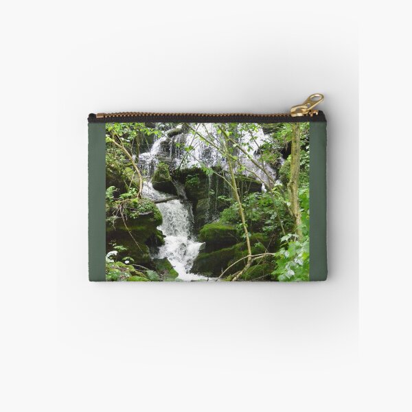 Item preview, Layered Forest Waterfall – Lush Woodland Nature Photography designed and sold by BlueRidgeBazaar.
