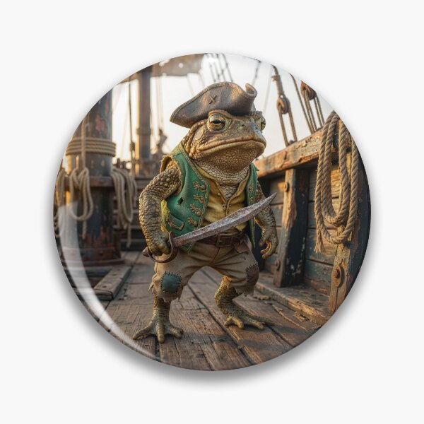 Item preview, Toad Pirate Rules the High Seas designed and sold by Tridentulus.