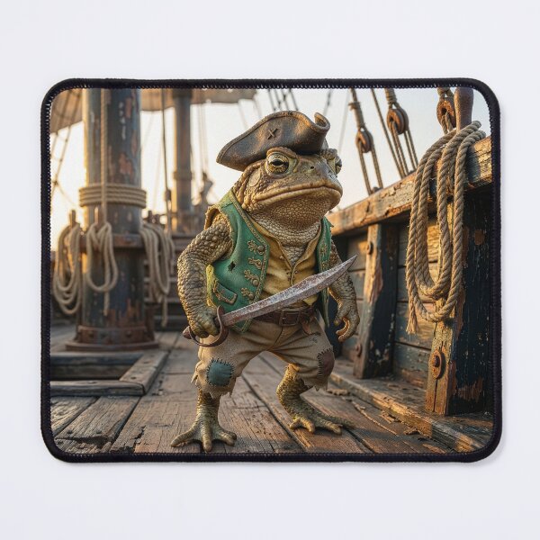 Item preview, Toad Pirate Rules the High Seas designed and sold by Tridentulus.