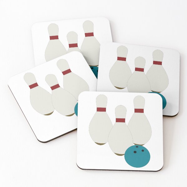 Item preview, Bowling Pins and Bowling Ball designed and sold by ROSE ANN BANILAR.