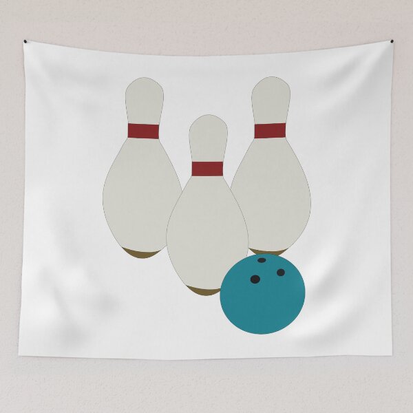 Item preview, Bowling Pins and Bowling Ball designed and sold by ROSE ANN BANILAR.