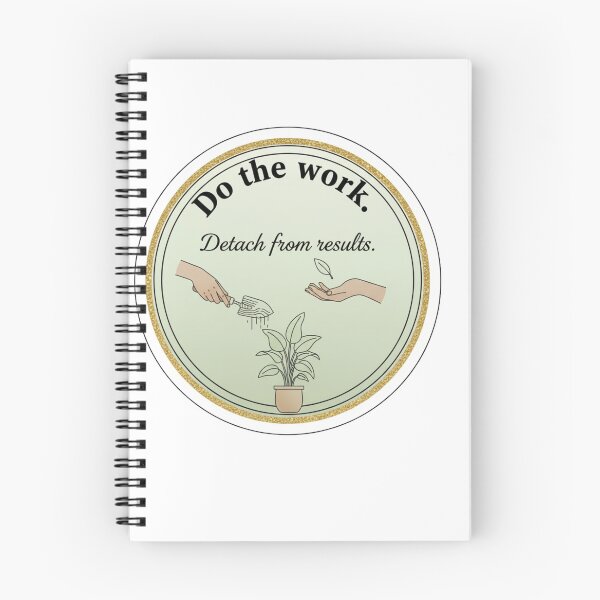 Item preview, Do the Work Detach Results – Karma Wisdom Sticker designed and sold by InnerDivineSoul.
