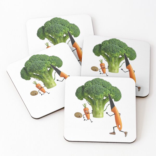 Item preview, Funny Broccoli Cartoon – Kitchen Humor Food Illustration designed and sold by Hemas Art.