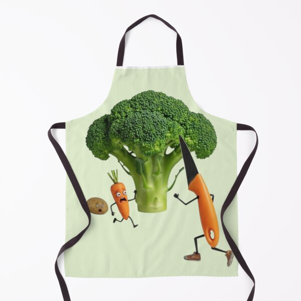 Item preview, Funny Broccoli Cartoon – Kitchen Humor Food Illustration designed and sold by Hemas Art.