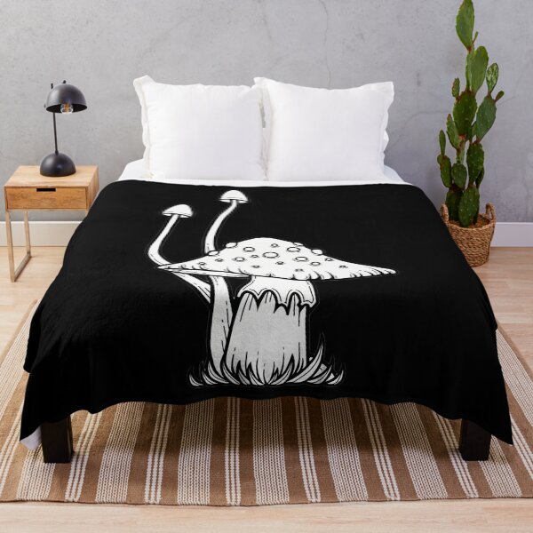 Item preview, Mushrooms Line Art Minimal Fungi designed and sold by kssmblajenp.